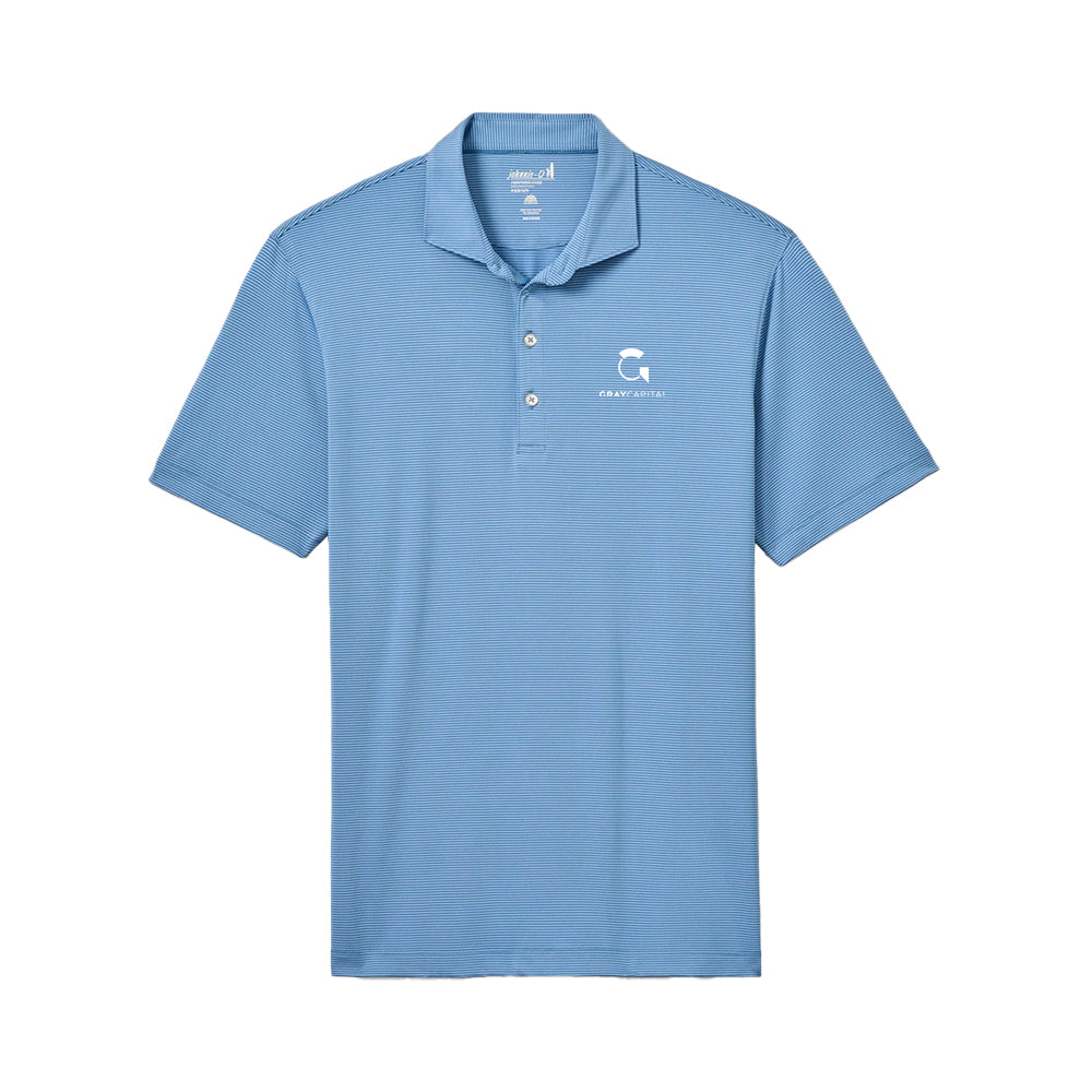 Johnnie-O Men's Prep-Formance Lyndon Striped Jersey Polo