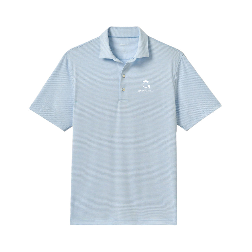 Johnnie-O Men's Prep-Formance Lyndon Striped Jersey Polo