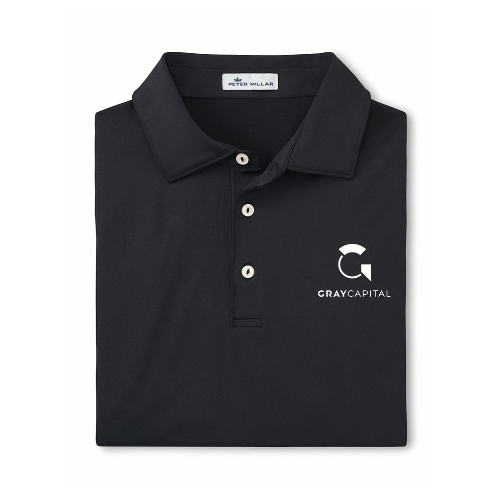 Peter Millar Men's Solid Performance Polo - Self Collar (Minimum Qty: 6)