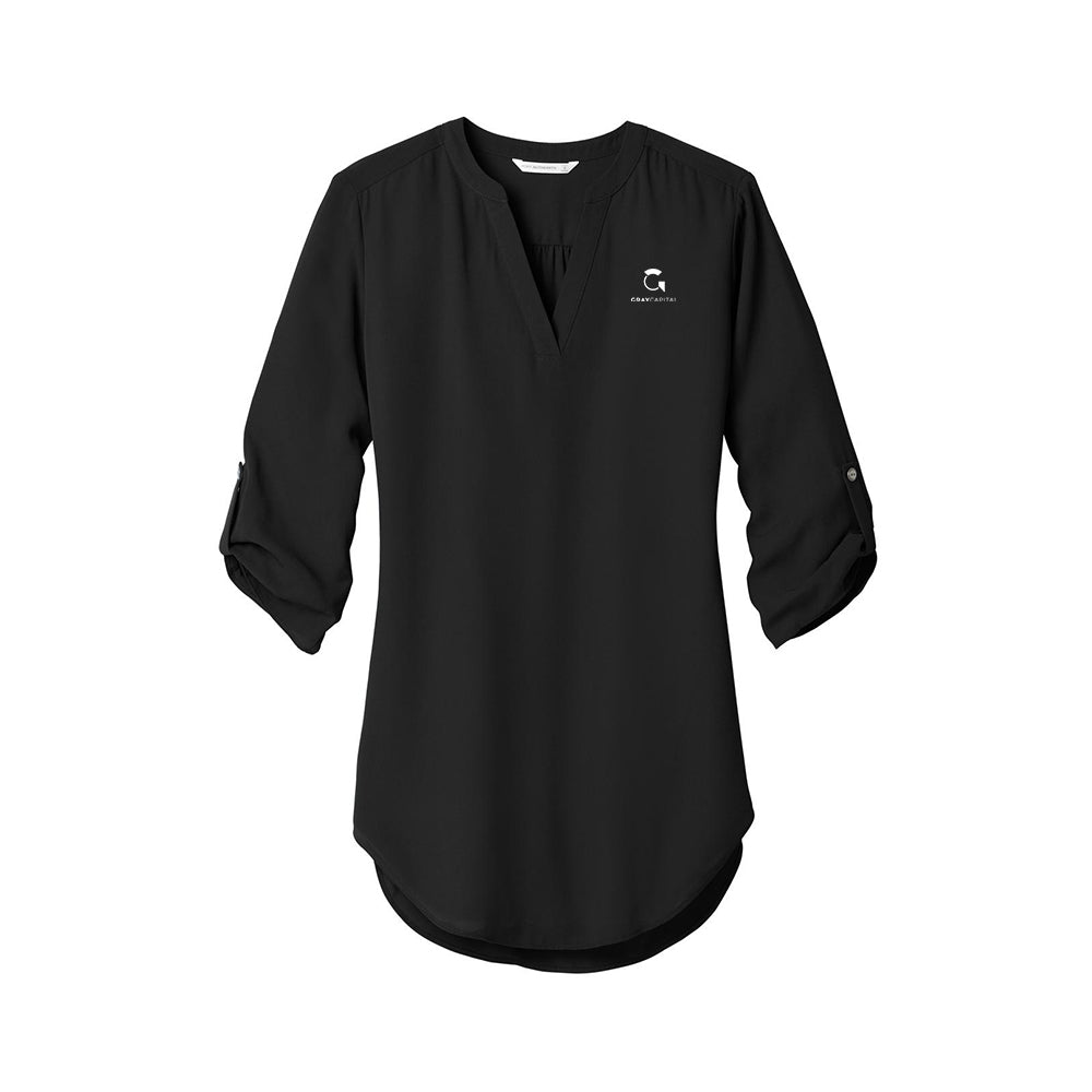 Port Authority Women's 3/4-Sleeve Tunic Blouse
