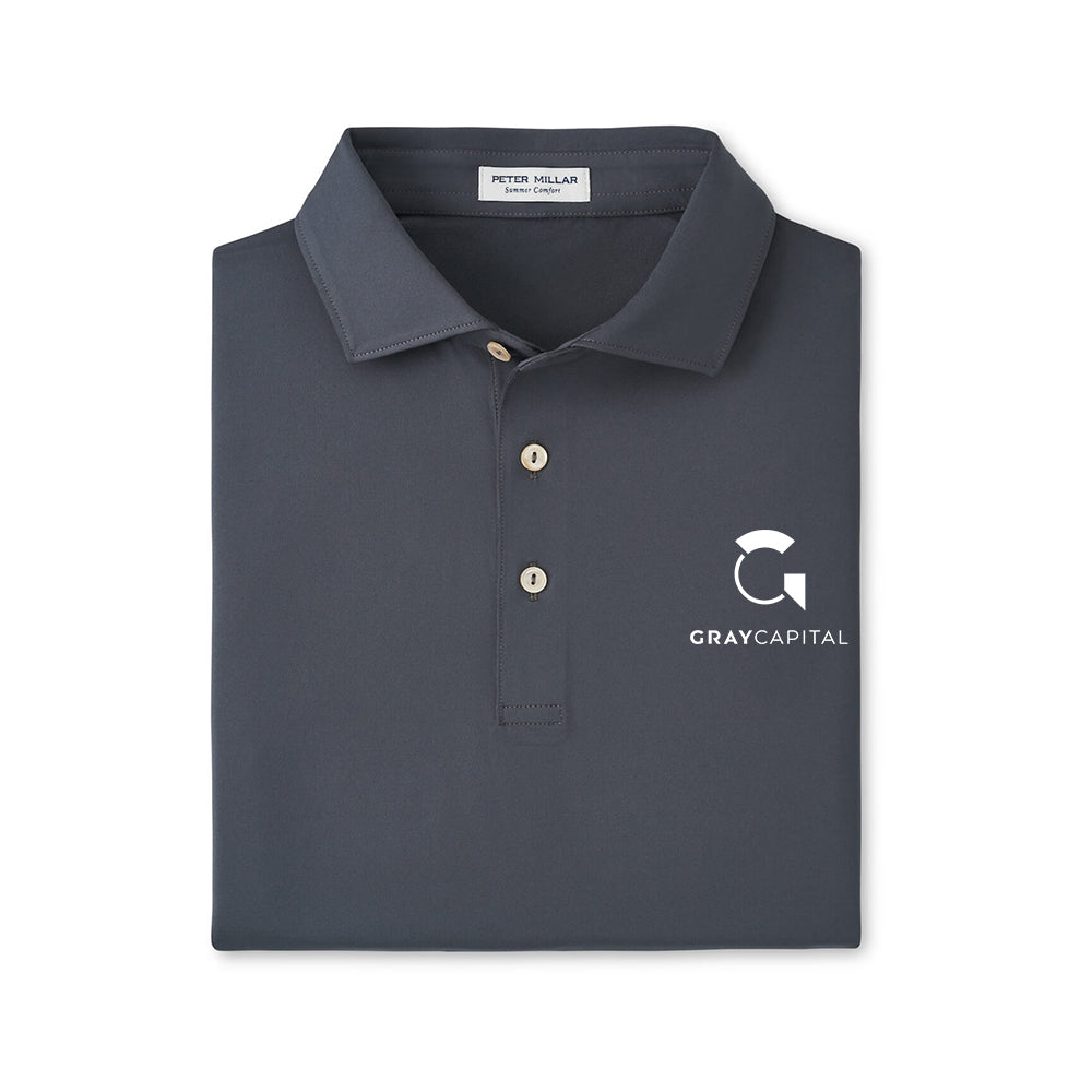 Peter Millar Men's Solid Performance Polo - Self Collar (Minimum Qty: 6)