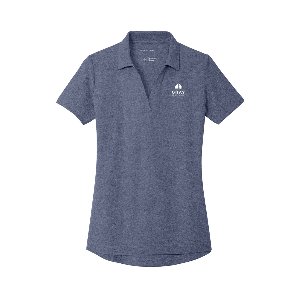 Port Authority Ladies C-FREE Cotton Blend Pique Polo