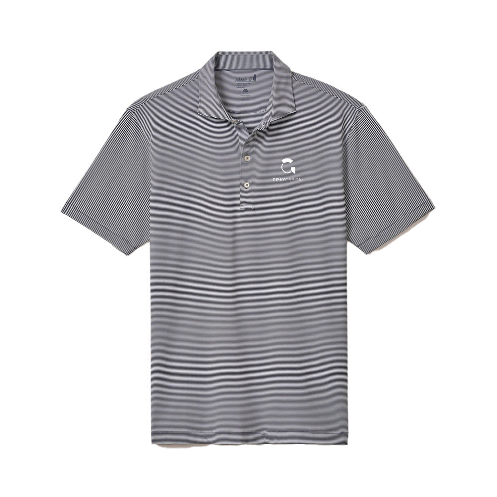 Johnnie-O Men's Prep-Formance Lyndon Striped Jersey Polo
