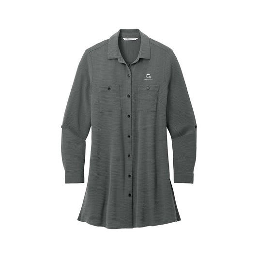 Port Authority Women's Textured Crepe Long Tunic